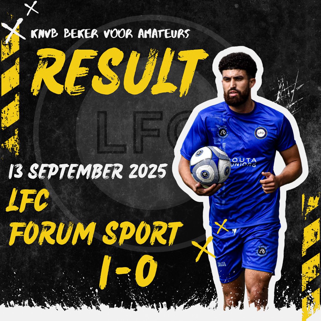 Heerlijke overwinning op 1e klasser Forum Sport! 💪⚽️ 9 uit 3! 🔥 Op naar de knock-out fase van de KNVB Beker voor Amateurs! 🏆✨ Trots op dit team! 🙌🔵⚫️

#knvbbeker, #voetbal, #bekeravontuur, #forzasquad, #voetbalplezier, #trots,, #knockoutfase, 

Foto: @liekesfotografie_