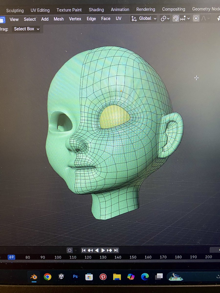 m_jahza's tweet photo. بداية تجهيز الشخصية الثالثة 

#3DArtist
#3DAnimator
#Animation
#CharacterAnimation
#Blender3D
#Maya3D
#CGI
#DigitalArt
#IndieAnimator
#Cartoon
#بلندر https://t.co/d2v7fc5BM7