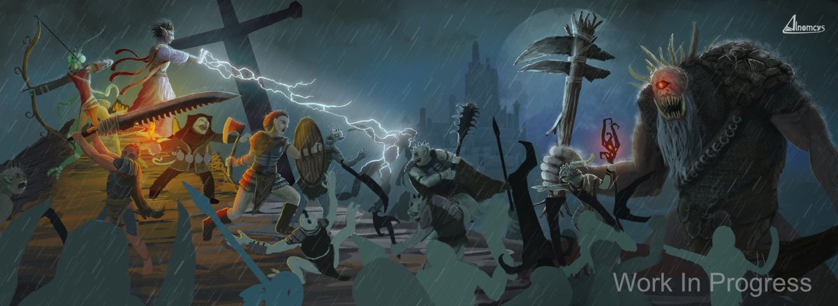 Illustration en cours pouyr mon prochain projet : Épique !