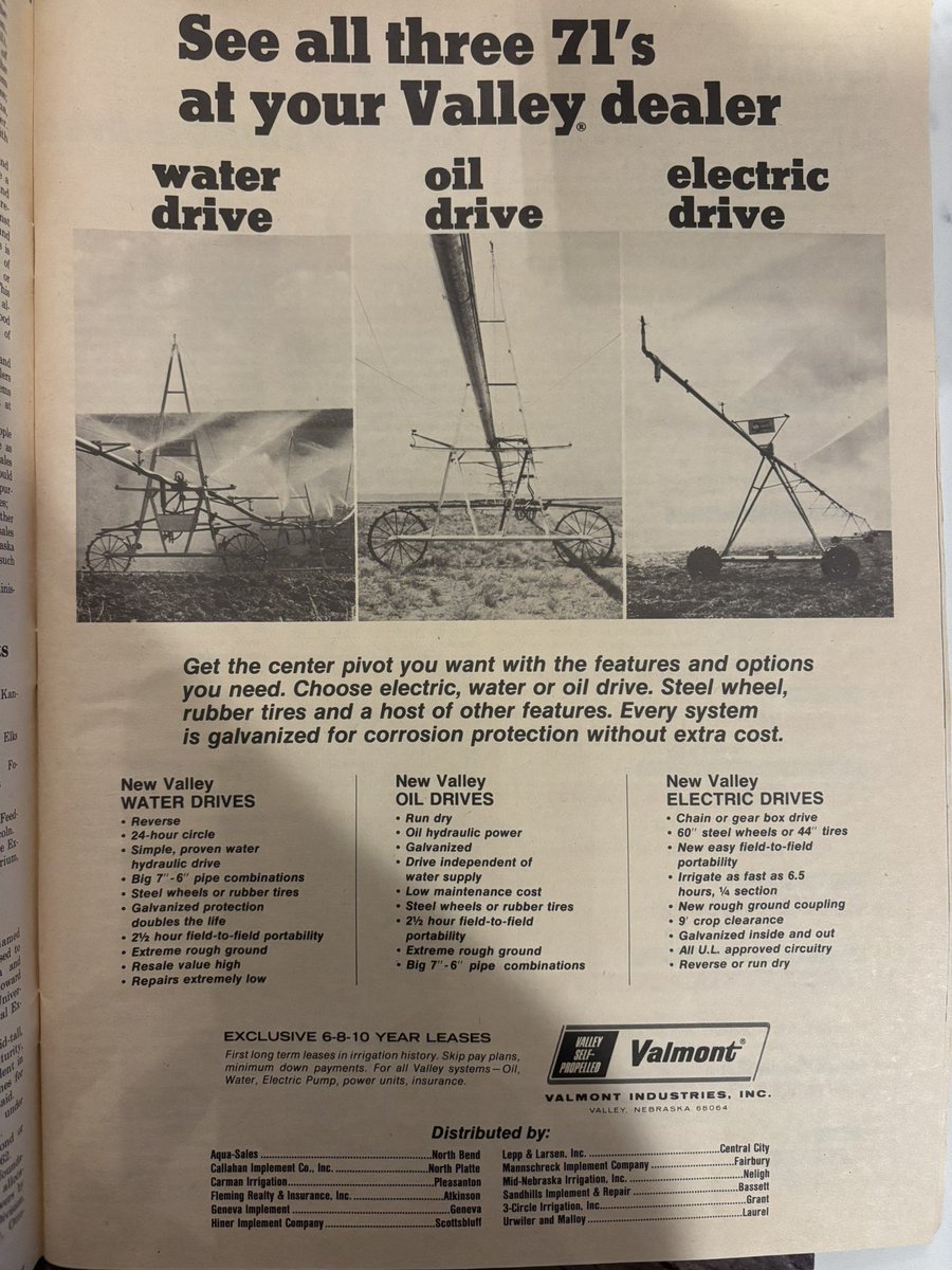 waltopher2's tweet image. Nebraska Farmer 1971
Clear to see the design that won out