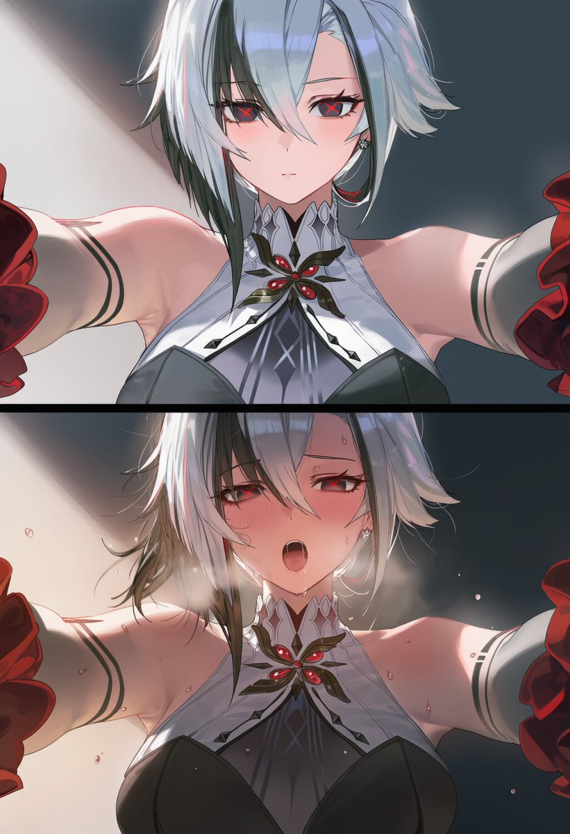 滅多に見せないアルレッキーノの表情😶‍🌫️
Arlecchino | アルレッキーノ 
#原神 #GenshinImpact