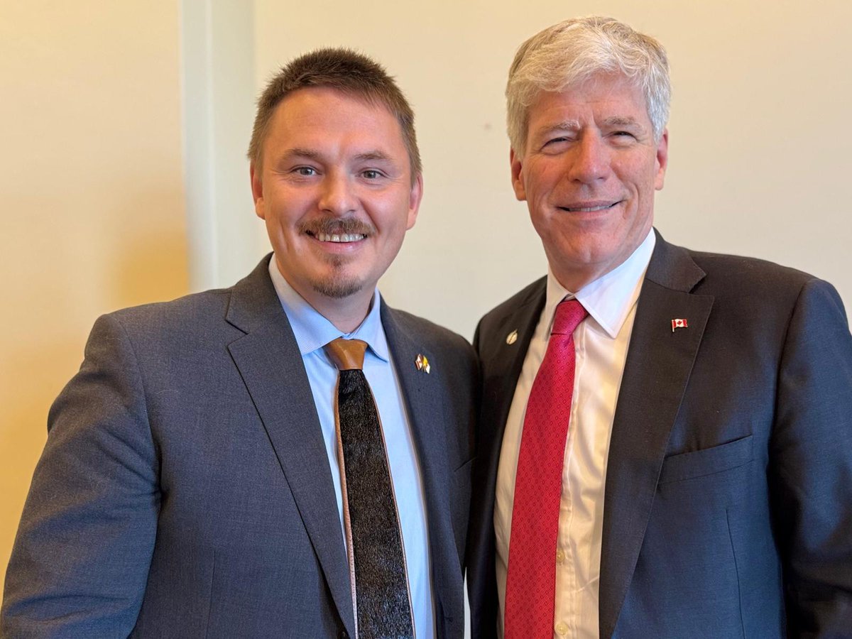 Productive meeting with Minister of Energy and Natural Resources Tim Hodgson on Nunavut’s nation-building priorities and opportunities for advancing a Nunavut critical mineral strategy. These  priorities will strengthen our communities while advancing Canada’s goals.