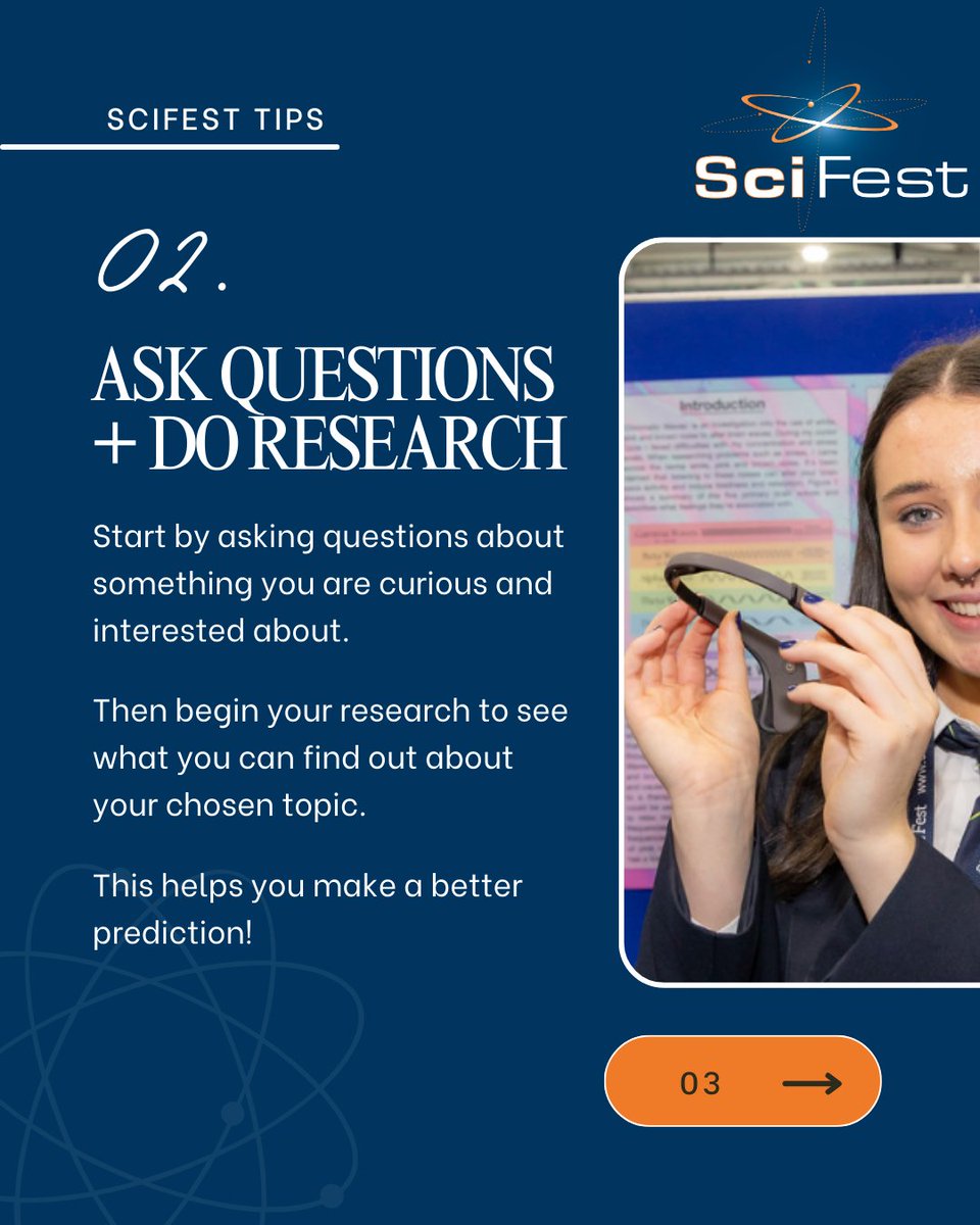 SciFest4STEM's tweet image. Unsure where to start with your hypothesis? Follow these steps to help you out!🎉

#SciFest #Hypothesis #howto #getinvolved #stem4all