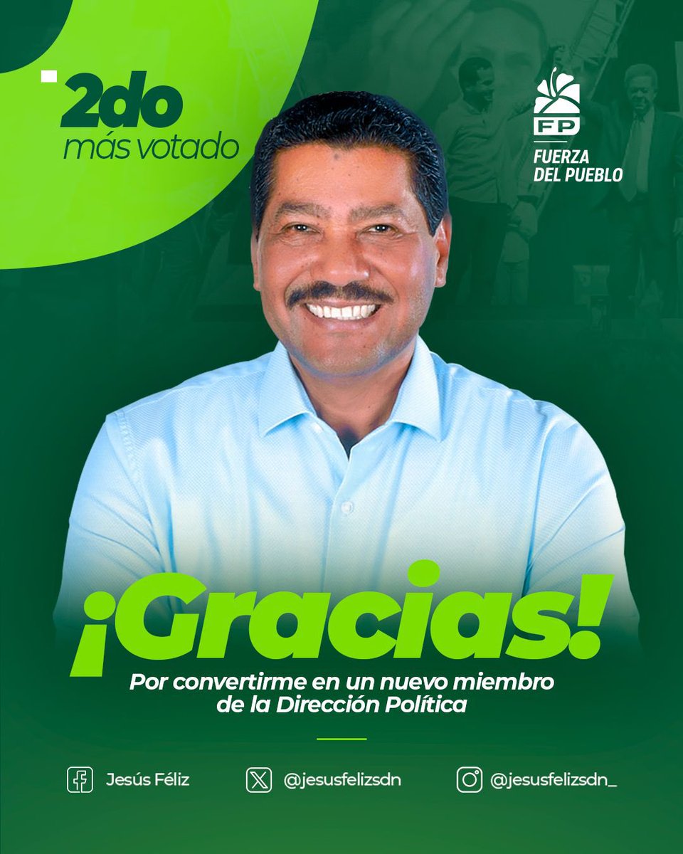 Mi más sincero agradecimiento a todos los miembros de la Dirección Central por su apoyo. Esta victoria también es de ustedes. Además, reitero mi compromiso de ser la una voz de las bases en la Dirección Política y así poder construir juntos un partido fuerte y unido.