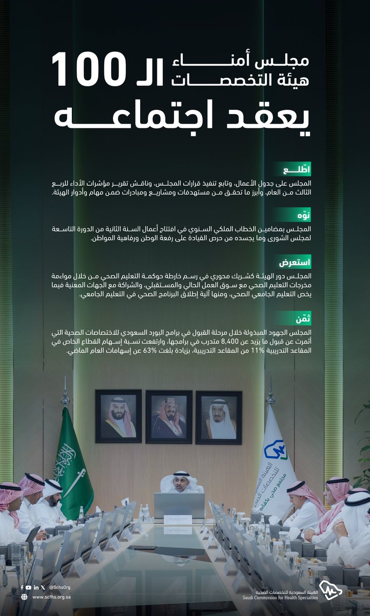 هيئة التخصصات الصحية tweet media