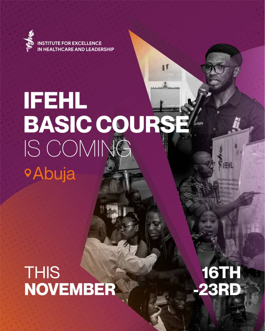 IfEHL BASIC COURSE
ABUJA EDITION  

We are delighted to announce that the IFEHL Basic Course is coming to Abuja!

🗓️ Date: 16th – 23rd November 2025
📍 Venue: Abuja

❓Who are you inviting to IFEHL? 
<a href="/cmdanigeria/">CMDA Nigeria</a>   <a href="/followers/">はうはう</a>
