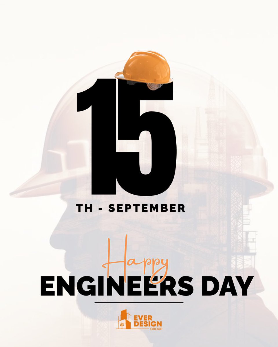 Happy Engineers' Day 2025!

May your passion for problem-solving, creativity and building the future never fade ! 🏗️ #EngineersDay2025