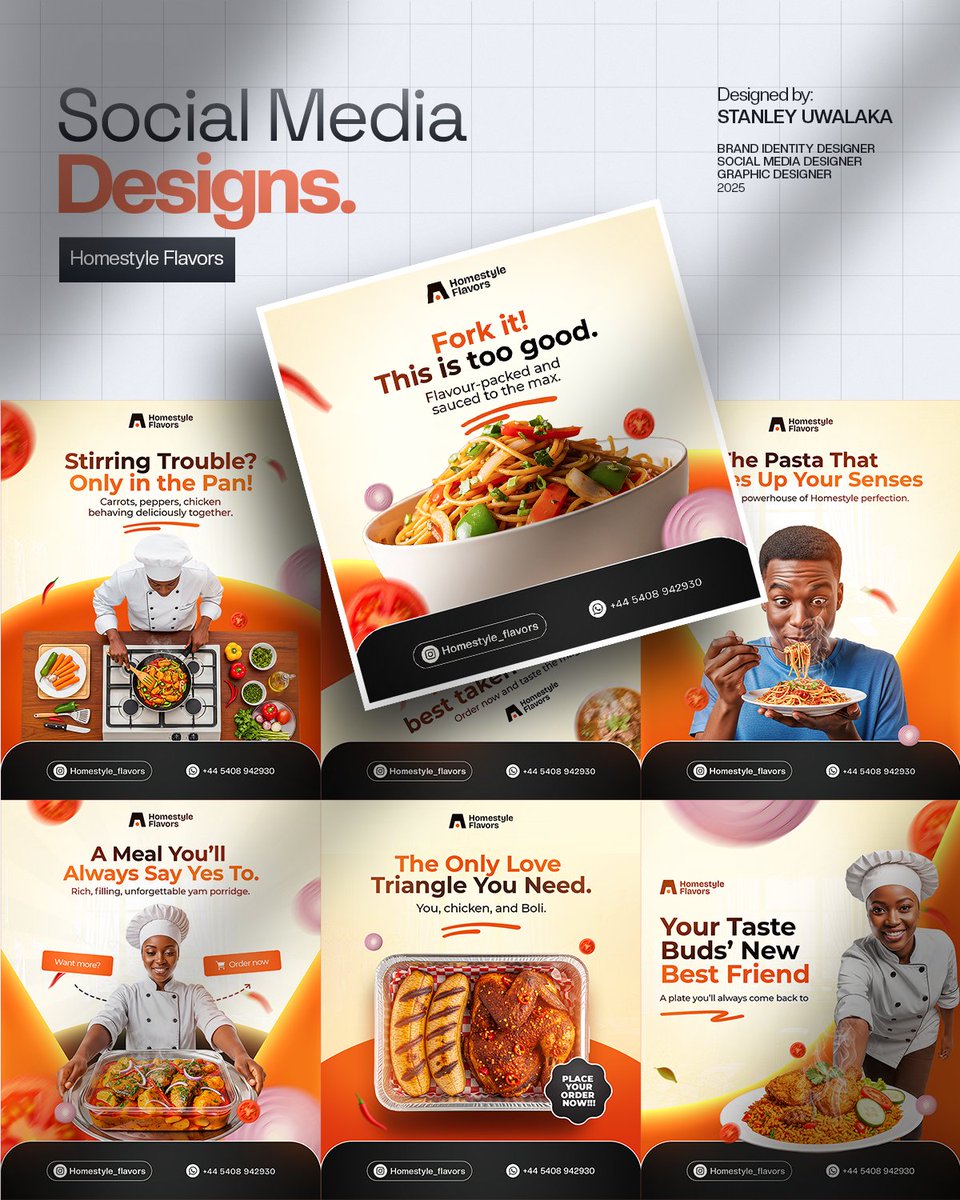 Social Media Designs for Homestyle Flavors✅
Let's go for more💪
