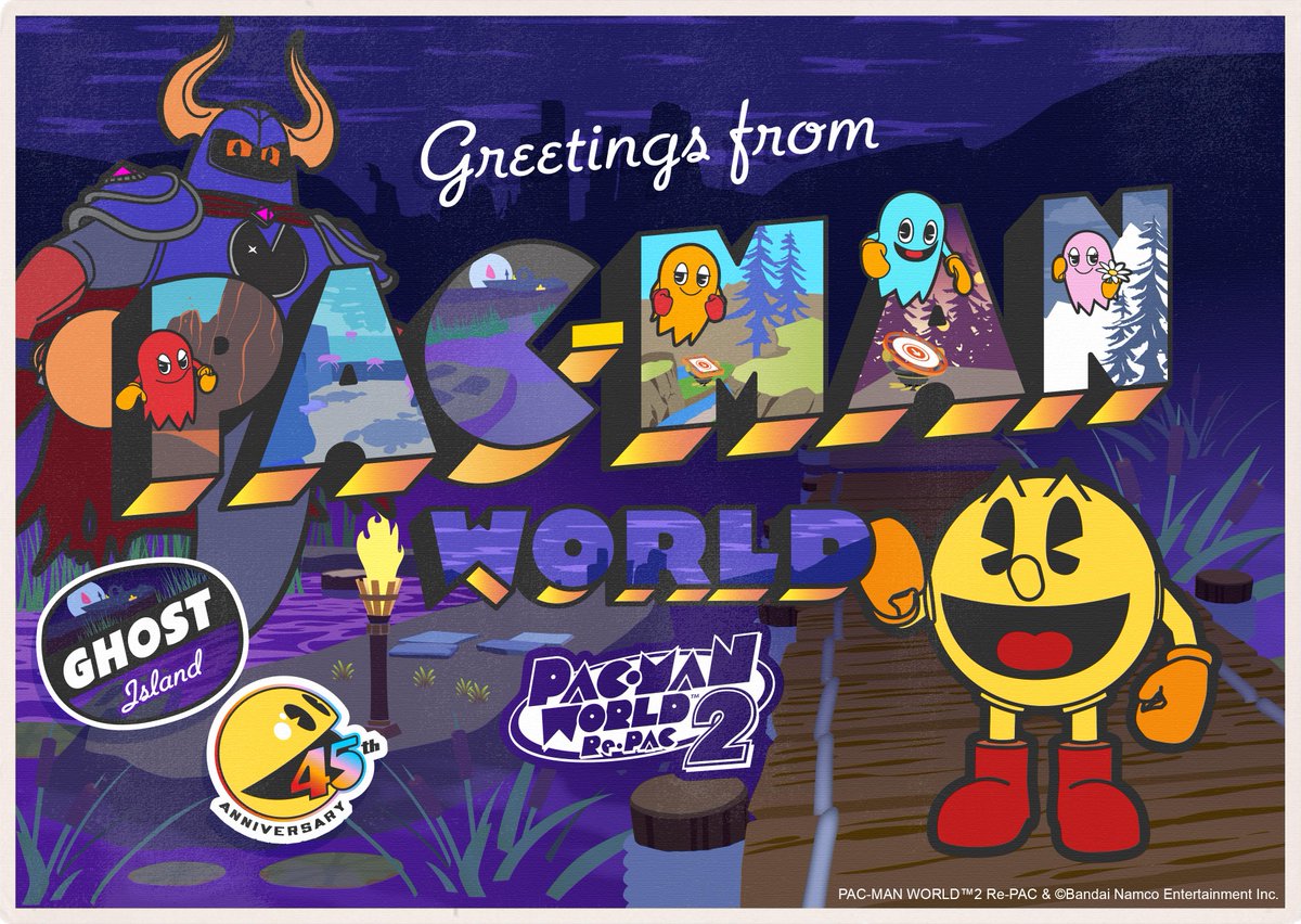 From spooky to spookier! Greetings from Ghost Island. 👻 

Pre-order #World2RePAC today: bandainamcoent.com/games/pac-man-…