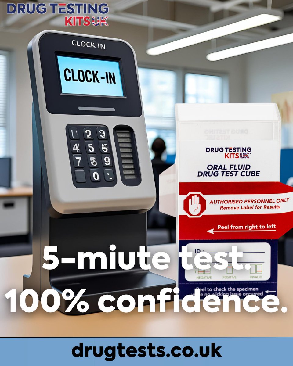 Drug_Testing_UK's tweet image. No lab wait. No second-guessing. Quick tests = safe starts.
#FitForWork #DrugTestingKits #WorkplaceReadiness