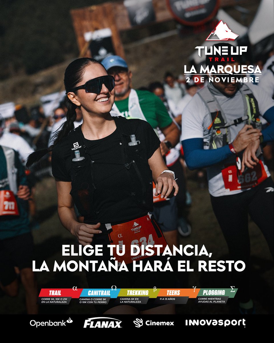 asdeporte (@asdeporte) on Twitter photo ¿5K, 10K o 21K?
En Tune Up Trail La Marquesa 2025 no importa cuál elijas… lo importante es que vengas dispuesto a darlo todo.
La altitud, el terreno y el bosque están listos. ¿Y tú?
🗓 2 de noviembre – 📍 Parque Nacional La Marquesa
🎟 Inscripciones en ¿5K, 10K o 21K?
En Tune Up Trail La Marquesa 2025 no importa cuál elijas… lo importante es que vengas dispuesto a darlo todo.
La altitud, el terreno y el bosque están listos. ¿Y tú?
🗓 2 de noviembre – 📍 Parque Nacional La Marquesa
🎟 Inscripciones en