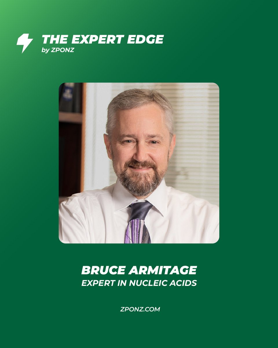 ZPONZAPP's tweet photo. THE EXPERT EDGE BY ZPONZ: Expert in  Nucleic Acids   
Bruce was born in Niagara Falls (NY) and raised in Lewiston (NY), a few miles downstream from the Falls. He attended the University of Rochester and received his Bachelor's of Science degree in Chemistry in 1988.
#ZPONZ  #GetPaidForExpertise #MonetizeYourSkills  #NucleicAcids