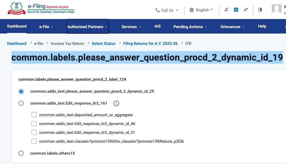 How does one answer these questions? <a href="/FinMinIndia/">Ministry of Finance</a> <a href="/PMOIndia/">PMO India</a> <a href="/cbic_india/">CBIC</a> #INCOMETAXPORTAL #IncomeTax #ITRfiling