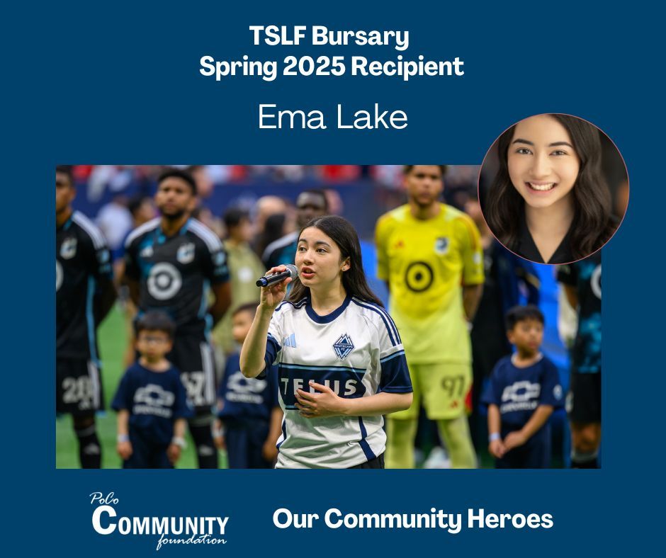 The Foundation proudly supports Ema Lake as she begins her Music Theatre degree at Sheridan College. A talented performer, Ema has starred in Matilda, The Sound of Music, sings anthems at major sports events, and plays multiple instruments.