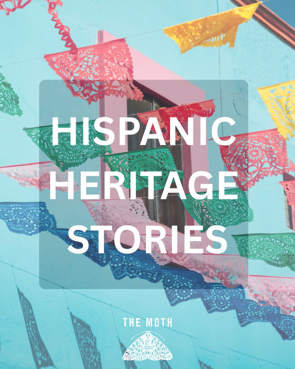 In honor of Hispanic Heritage Month, we’re excited to share a special playlist curated by our non-profit partners at The Moth. This features incredible Hispanic storytellers who share their unique experiences through live retellings of moments that shaped their identities.