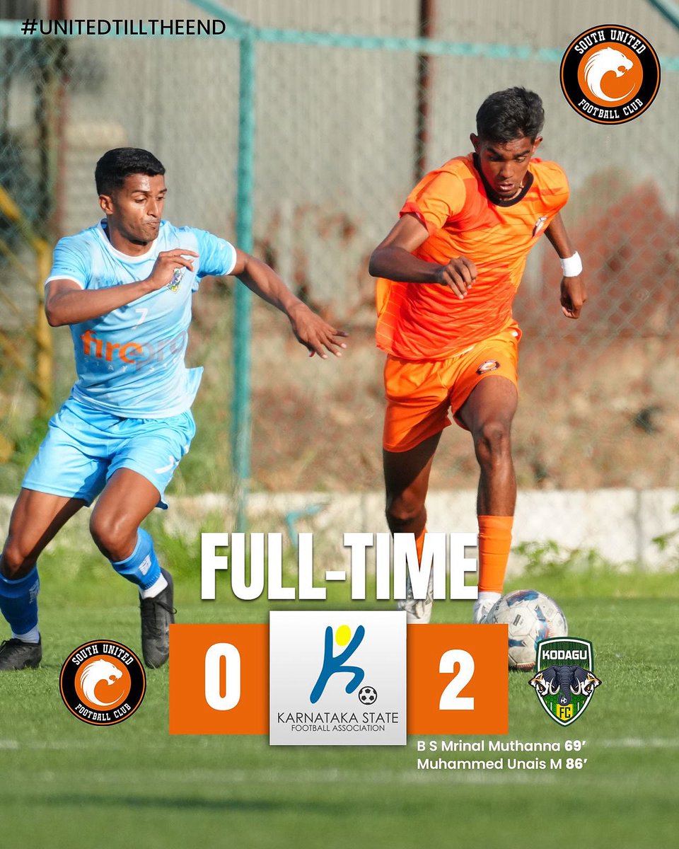 The Team fought till the last whistle, but the result didn’t go our way. 🟠💪
We’ll come back stronger - onwards to the next challenge on 18th! 🔥