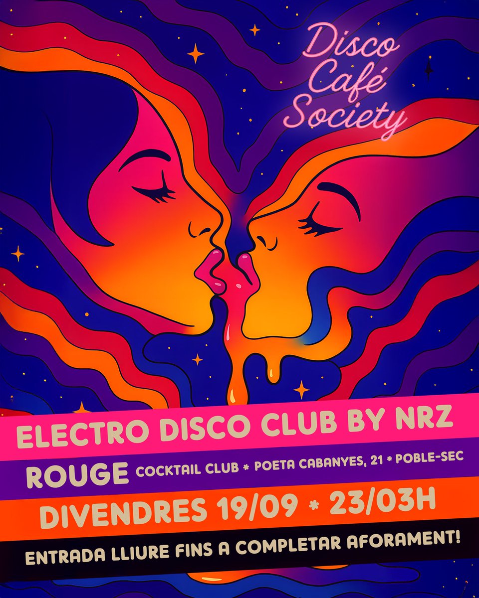 Aquest divendres! DCS al ROUGE 🪩✨