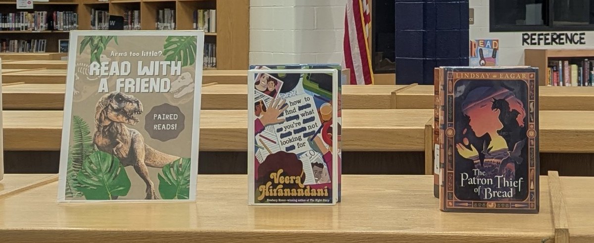 It is finally the week of the Dino-Mite book fair! And for those looking to check out library books, make sure to look for the Sep-STEM-ber STEM reads and the paired reads for you and a friend! <a href="/CreeklandMS/">Creekland Middle</a> <a href="/CcsdMedia/">MediaCCSD</a>