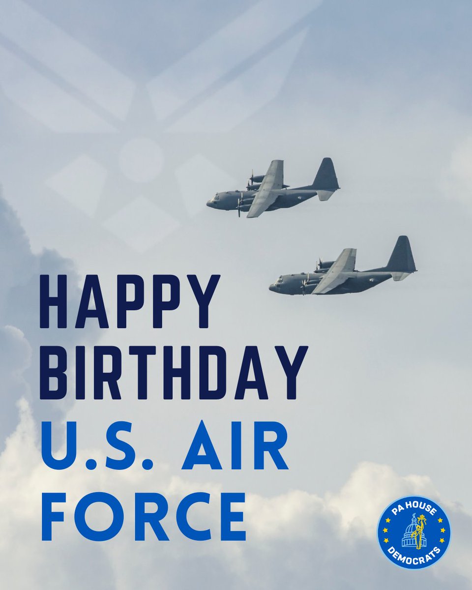 RepHaddock's tweet image. To all active duty and former members of the U.S. Air Force, thank you for your service!