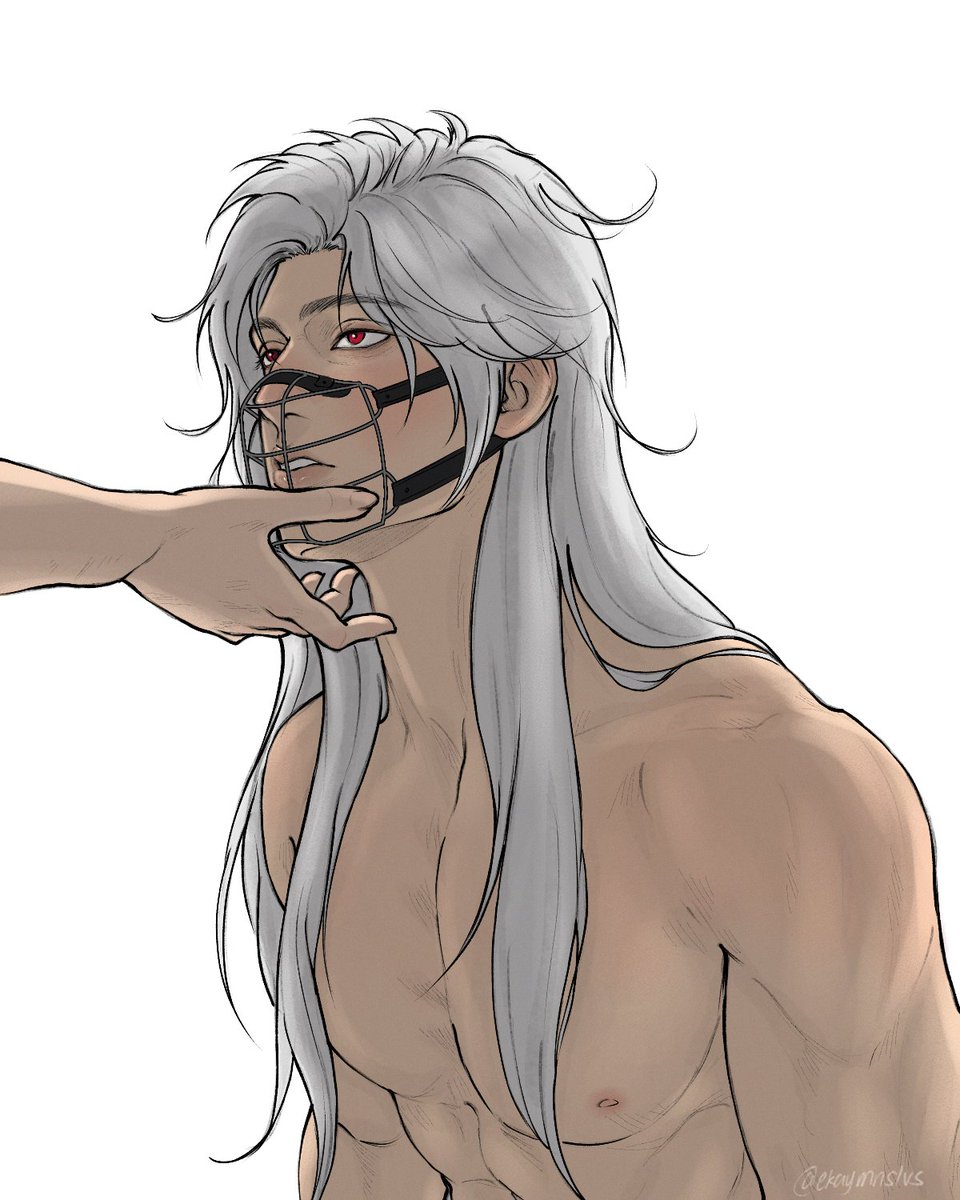 _ekay_ii's tweet photo. Long hair Sylus with a muzzle.

 #LoveandDeepspace #恋与深空 #恋と深空 #러브앤딥스페이스 #fanart #digitalart #Sylus #LADS https://t.co/h5ddlxejXK