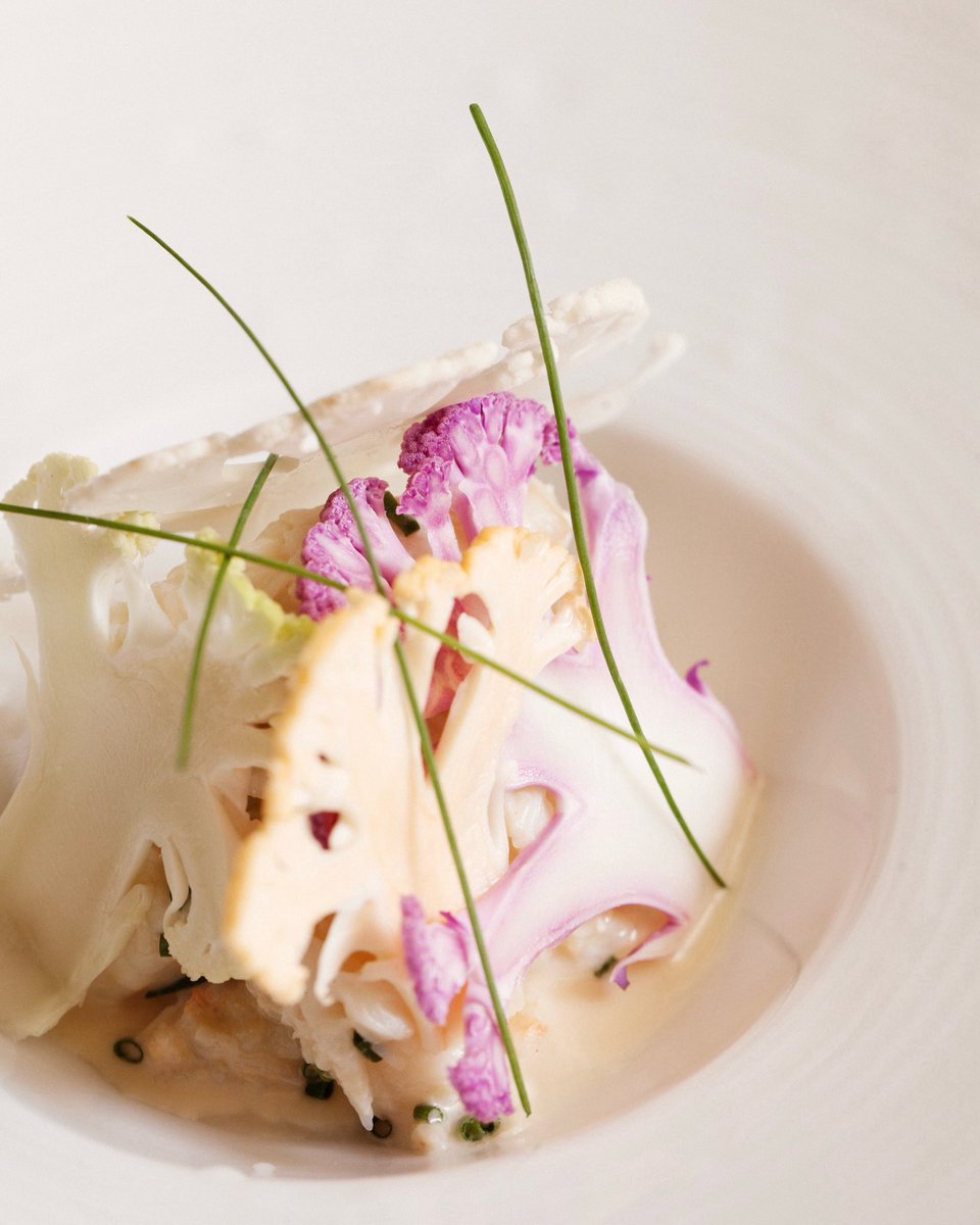 Peekytoe Crab Salad; Confetti Cauliflower, Dijon Mustard-Citrus Sauce