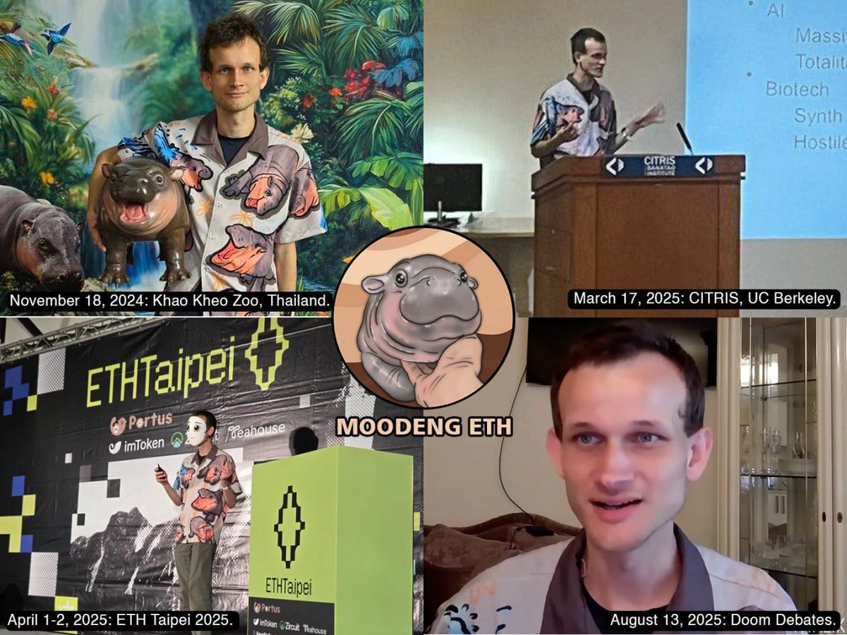 以太坊#moodeng持续构建近一年，是一起事故还是一场故事…

我于2024年10月接触加密，持仓一级的第一个数字货币就是以太#moodeng，因对Vitalik