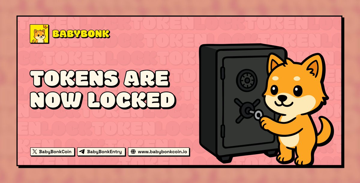 BabyBonkCoin's tweet image. More Trust, More Security: 16% of BabyBonk Supply Locked

Initially, we wanted to lock 10% of the BabyBonk tokens, but to really support our community and build even more trust, we have decided to lock over 16%, which is currently 70 billion BabyBonk tokens.

These tokens are now…