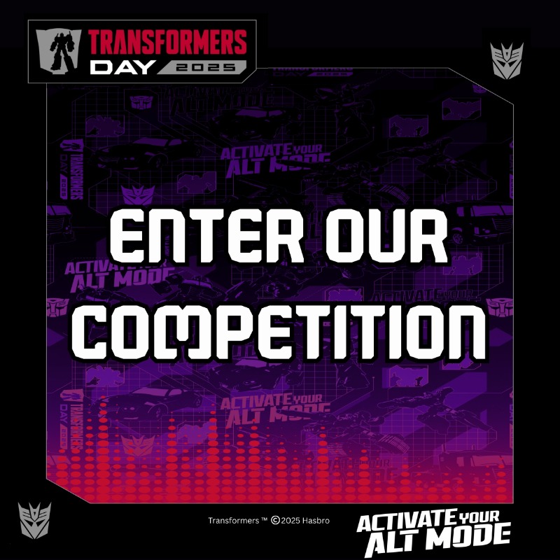 🚨 #Transformers Day Competition! 🚨

WIN 1 of 3 epic bundles ⚡ incl. official Transformers cards, gift wrap &amp; a monster truck toy 🎁🚙💥

To enter:
1️⃣ Like this post
2️⃣ Follow us
3️⃣ Comment your fave Transformer 🤖

Closes midnight Mon 22 Sep ⏰
🔗 t.ly/TandCs