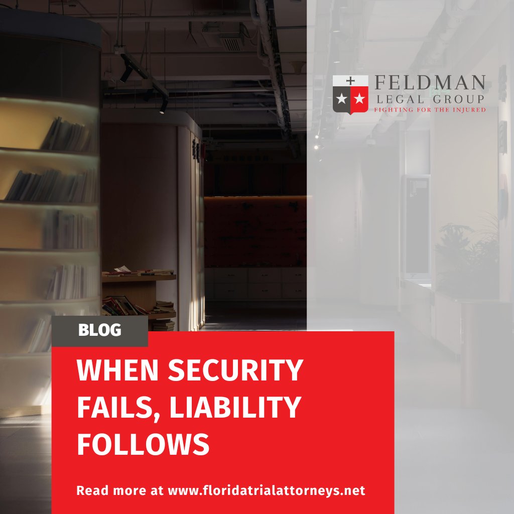 Feldman_Legal_'s tweet photo. Poor lighting, broken locks, no security patrol. If a property owner cuts corners and you’re assaulted, they can be on the hook for damages. Safety is their legal duty. https://t.co/Vv6p8UMQHy #Safety #FightingForTheInjured #PersonalInjury #Florida https://t.co/QEh6JE1GZk