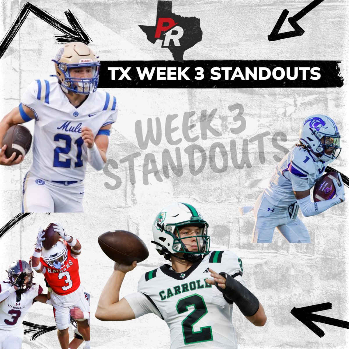 Coach Alin Edouard (@iam_alinedouard) on Twitter photo Week 3 Standouts: TX High School Football’s Top Performers 🚨🔥
<a href="/Chris_guidry18/">Chris Guidry</a> <a href="/Imm_bootss/">boots</a> <a href="/CjjToneyy/">Christopher “CJ”Toney Jr</a> <a href="/DESHAWN_QB_PG/">DESHAWN EDWARDS</a> <a href="/weston_nielsen/">Weston Nielsen QB</a> <a href="/caleb_jet/">Caleb "The Jet" Smith</a> <a href="/DJGreenTXQB/">DJ Green</a> <a href="/BoobieFeaster23/">Ethan “Boobie” Feaster ✞</a> <a href="/Talynpierce5/">Talyn pierce</a> <a href="/Shaan_Patel1/">Shaan Patel</a> <a href="/jacobanene0/">Jacob Anene</a> <a href="/AjxMorrison/">AJ Morrison</a> <a href="/PrepRedzoneTX/">Prep Redzone Texas</a>
Article ✍️: Week 3 Standouts: TX High School Football’s Top Performers 🚨🔥
<a href="/Chris_guidry18/">Chris Guidry</a> <a href="/Imm_bootss/">boots</a> <a href="/CjjToneyy/">Christopher “CJ”Toney Jr</a> <a href="/DESHAWN_QB_PG/">DESHAWN EDWARDS</a> <a href="/weston_nielsen/">Weston Nielsen QB</a> <a href="/caleb_jet/">Caleb "The Jet" Smith</a> <a href="/DJGreenTXQB/">DJ Green</a> <a href="/BoobieFeaster23/">Ethan “Boobie” Feaster ✞</a> <a href="/Talynpierce5/">Talyn pierce</a> <a href="/Shaan_Patel1/">Shaan Patel</a> <a href="/jacobanene0/">Jacob Anene</a> <a href="/AjxMorrison/">AJ Morrison</a> <a href="/PrepRedzoneTX/">Prep Redzone Texas</a>
Article ✍️: