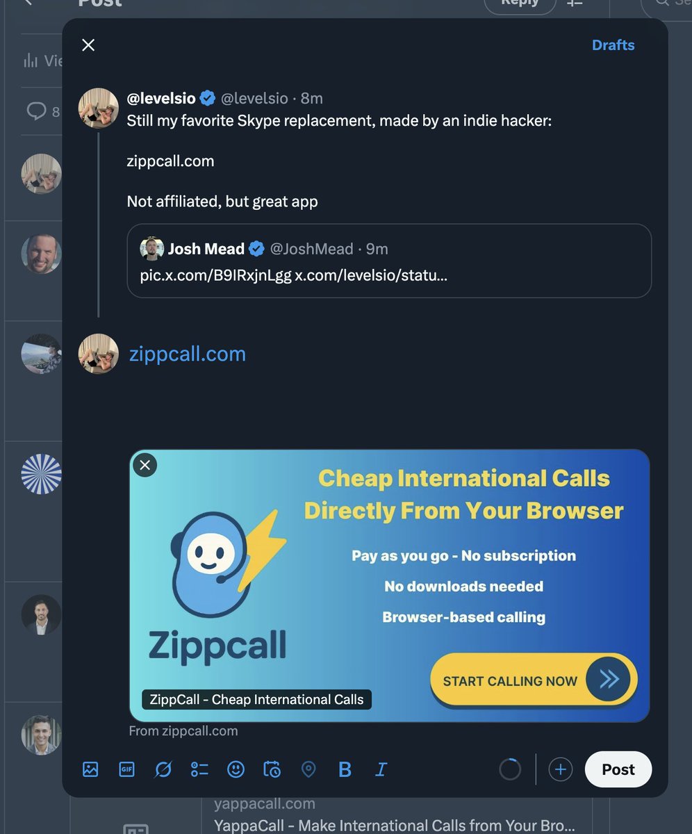 levelsio's tweet image. People complain "why my app doesn't take off"
But then they also don't put the effort into getting the basics right like setting up an og:image
Respectfully, you gotta get these basics right!!!!!