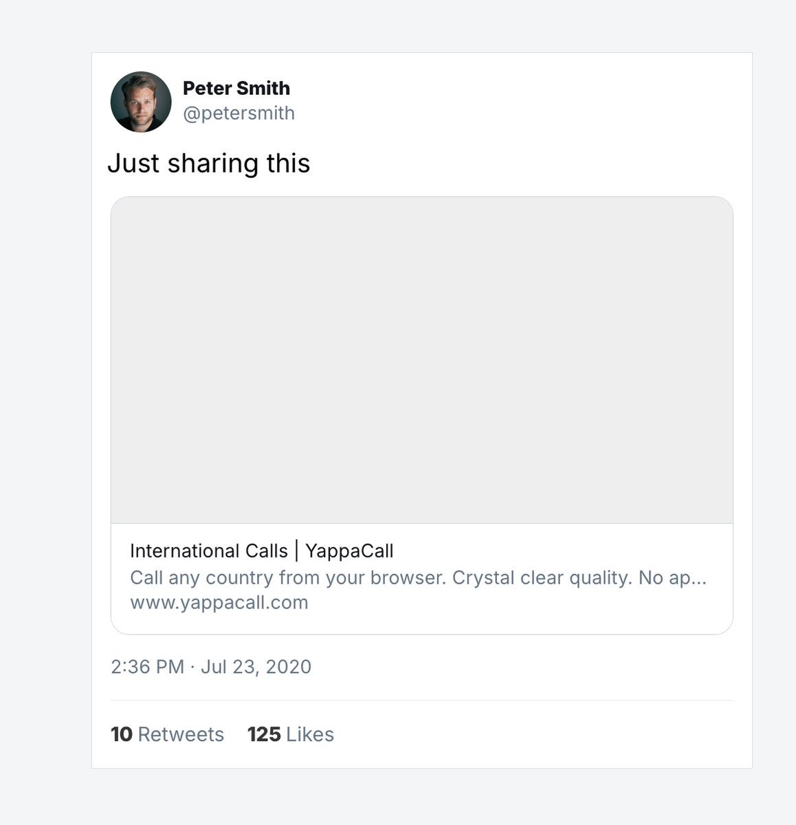 levelsio's tweet image. People complain "why my app doesn't take off"
But then they also don't put the effort into getting the basics right like setting up an og:image
Respectfully, you gotta get these basics right!!!!!