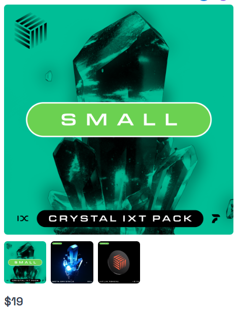 Aek007Chon's tweet photo. Crystal IXT Pack Small  #Planetix 
https://t.co/EJgl6MpZ2T https://t.co/A2Rigln3jD