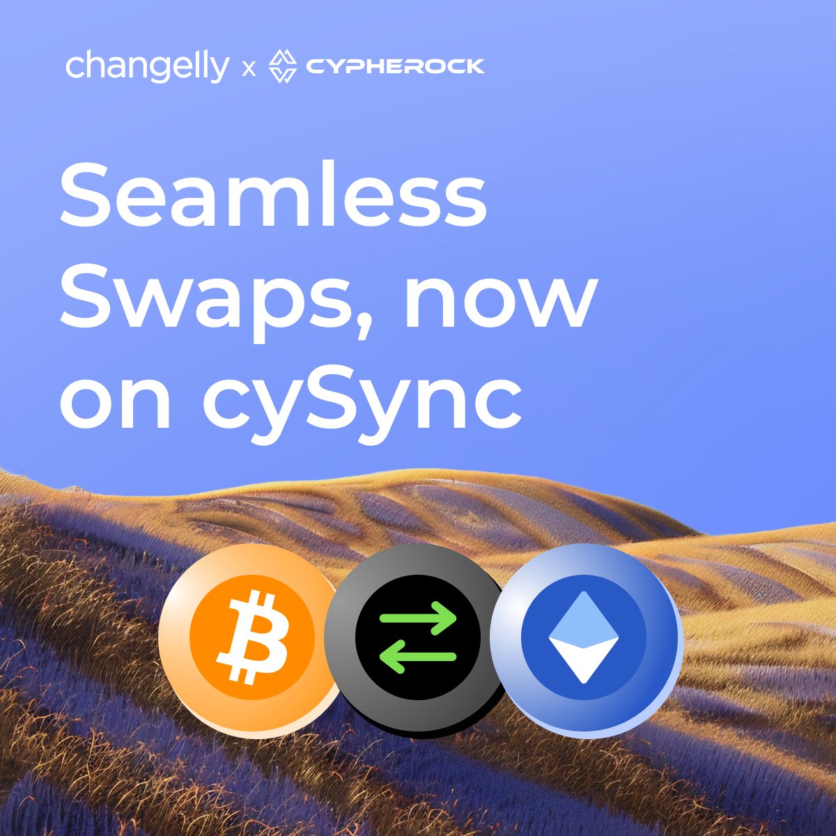 big news drop: Changelly swaps are now live inside the <a href="/CypherockWallet/">Cypherock Hardware Wallet</a> cySync app

seamless, secure, instant crypto swaps—straight within your wallet

grab the Cypherock wallet and see the integration in action 👉 cypherock.com