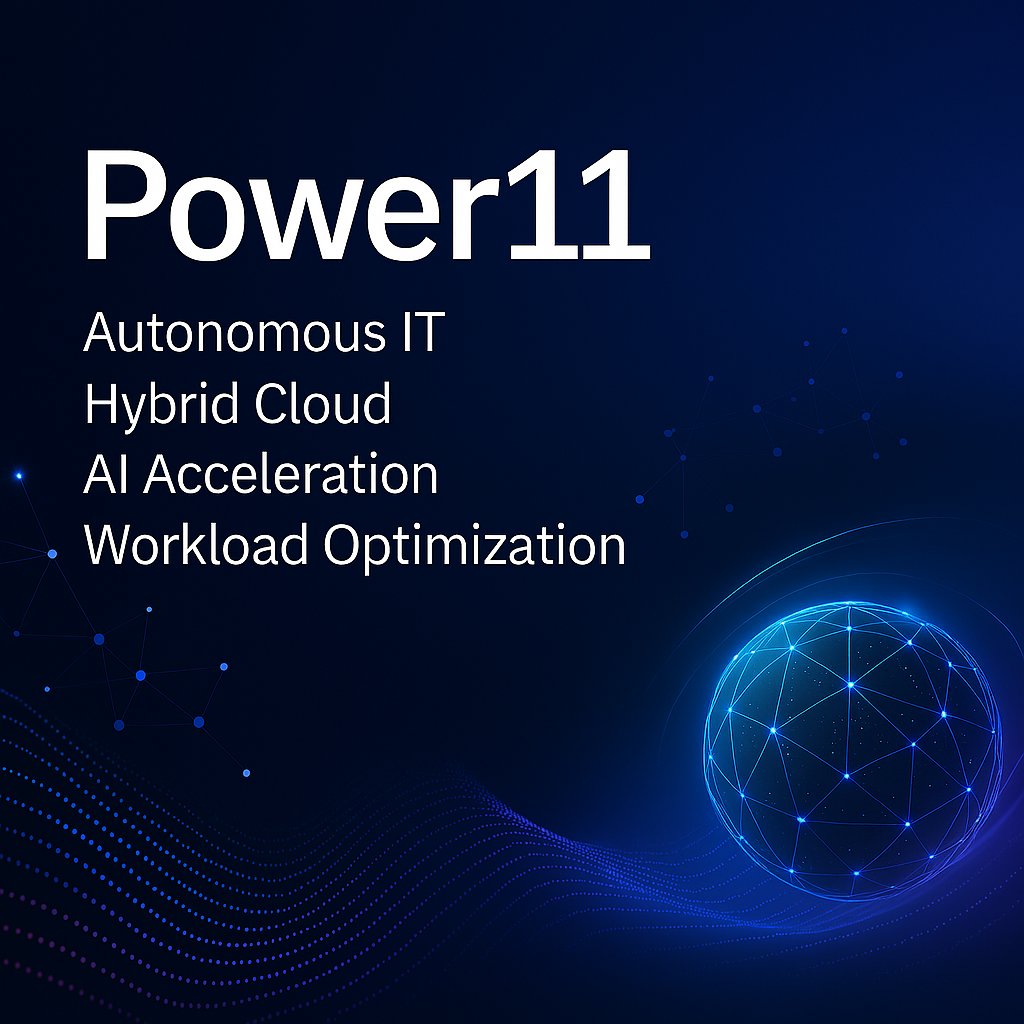 MainlineInfoSys's tweet image. 🚀 @IBM #Power11 in Action
From Autonomous IT to Hybrid Cloud, AI acceleration &amp;amp; workload optimization — Power11 is redefining enterprise infrastructure.
🎥 Catch the replay: youtu.be/1O8QUa1PN7I
#IBMChampions #Power11 #HybridCloud #AIAcceleration #expertadvice