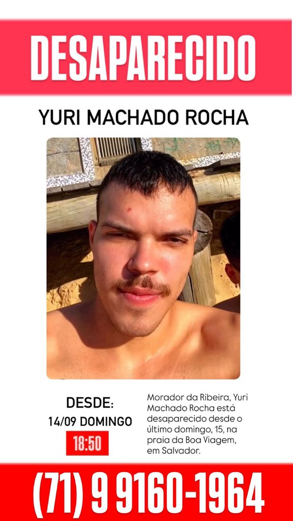 GENTE, POR FAVOR COMPARTILHEM! 

QUEM SOUBER DE QUALQUER NOTÍCIA SOBRE ELE, SE VIRAM ONTEM, POR FAVOR!