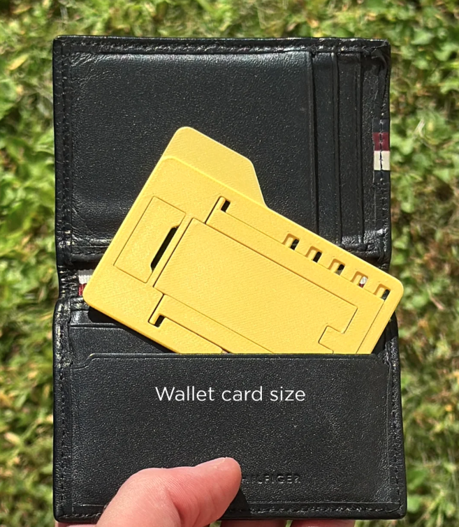 Thangs3D's tweet photo. A phone stand that fits in your wallet 💳

By elleSTVDIO

https://t.co/07M5Eo4uZ3 https://t.co/b6Rs3BWlWC