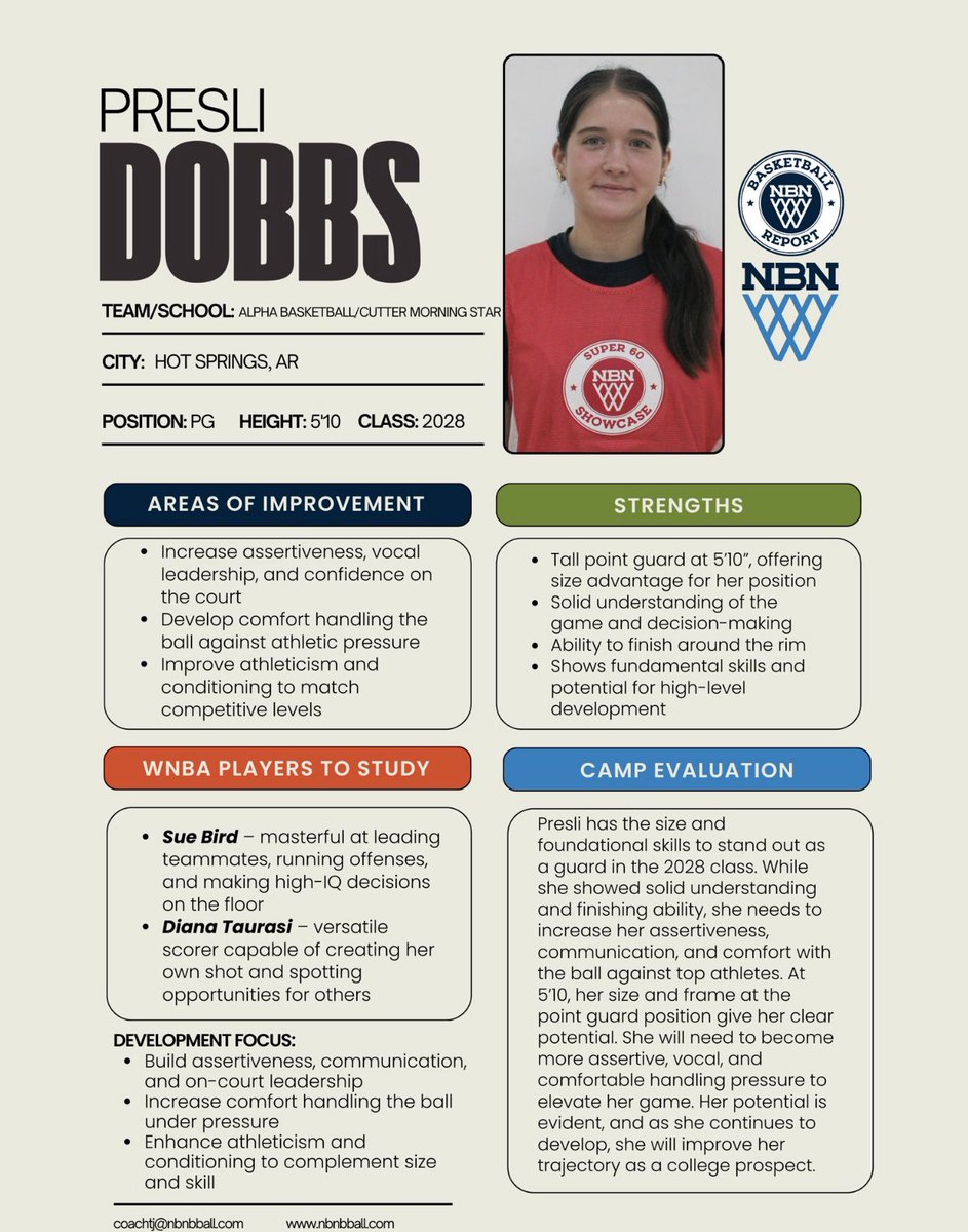 Presli Dobbs (@dobbspresl22) on Twitter photo Thank you <a href="/nbnbball/">Coach TJ Jones</a> for the great time at the Showcase60. Looking forward to many more evaluations and workouts with you. #2028 #letsgo πβ€οΈ#22 Thank you <a href="/nbnbball/">Coach TJ Jones</a> for the great time at the Showcase60. Looking forward to many more evaluations and workouts with you. #2028 #letsgo πβ€οΈ#22