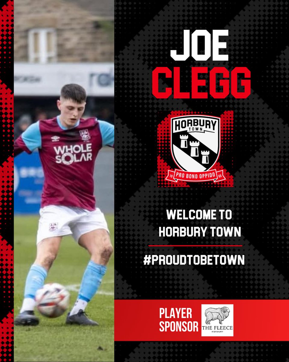 𝐖𝐄𝐋𝐂𝐎𝐌𝐄 𝐂𝐋𝐄𝐆𝐆𝐘 

The club are delighted to announce that Joe Clegg has joined on a dual registration basis with Emley AFC. Joe is initially available for the trips to Pickering Town, Goole AFC and Sheffield FC. 

Joe needs no introduction to this level after numerous
