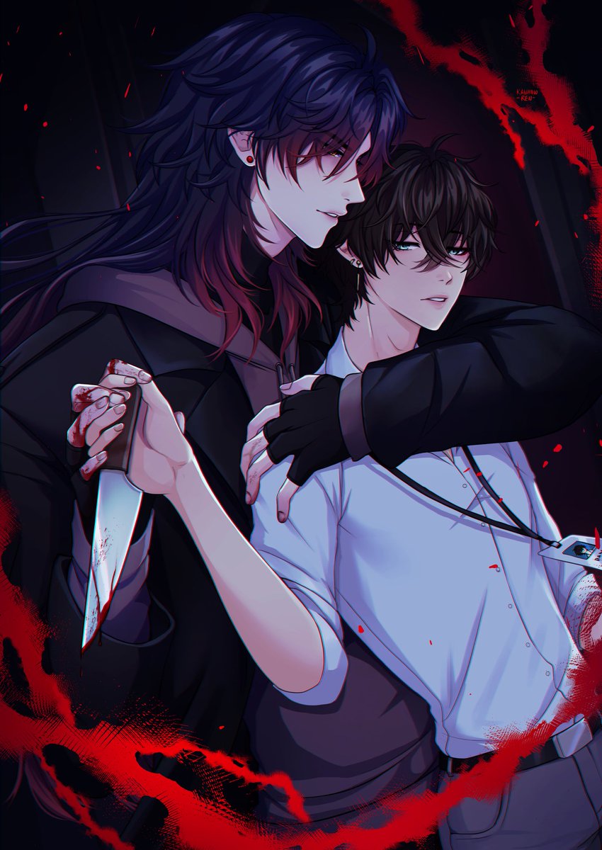 kawaiilo_ren's tweet photo. I wanted to draw something for my renheng au doujin that I’m doing on ptrn… so I’m just going to leave this here #renheng https://t.co/yBtLKIpXjP