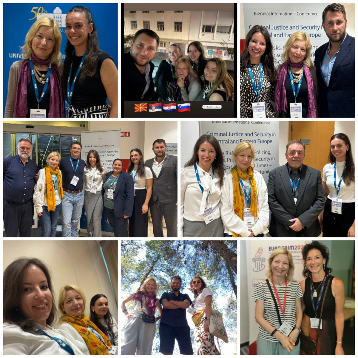 #Science is made of old and new #friends we meet and the places we go #eurocrim2025 <a href="/esc_eurocrim/">European Society of Criminology</a> #athens #greece 🇬🇷 #CriminalJustice #Security #Central #EasternEurope #ljubljana #slovenia 🇸🇮