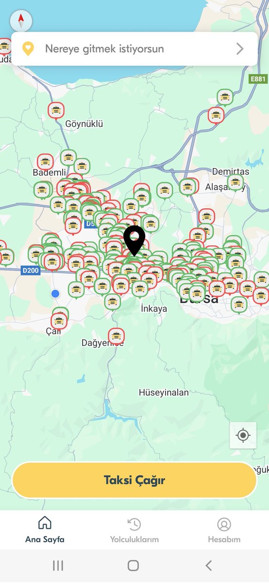 🚖 Bursa Taksi dönemi başladı. 

Bursa şoförler odası ve Büyükşehir Belediyesi işbirliğiyle,  

✅️ Uygulama tabanlı 
✅️ Komisyon almayan yapısıyla yolcularımızı koruyan
✅️ Mahalle ve Durak kültürünü devam ettiren
✅️ Anlık bilgi akışıyla hem yolcunun hem şoförün güvenliği.