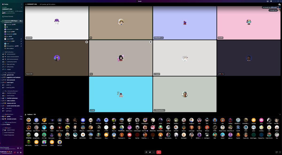 Just wrapped <a href="/Everlyn_ai/">Everlyn</a>  first community AMA and the vibes were immaculate ✨ 

Thanks to everyone who pulled up with questions y'all really brought the energy you guys are legends 

we need more sessions like this  😎👌