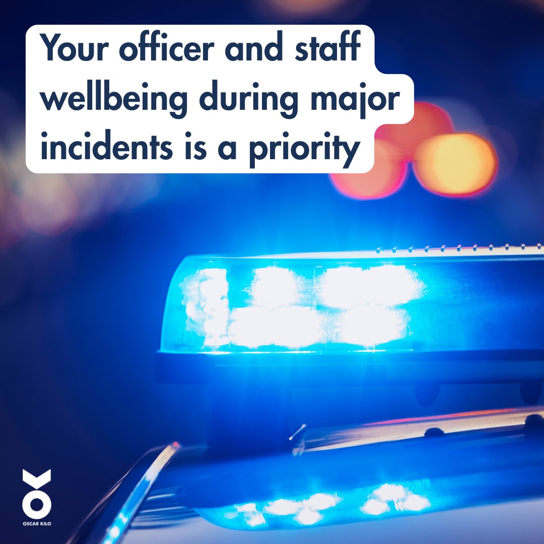 It’s a tough time for everyone working in policing at the moment. Now is the time to make sure the wellbeing of your teams remains a key priority. We owe it to our officers, staff, their families as well as the public.
