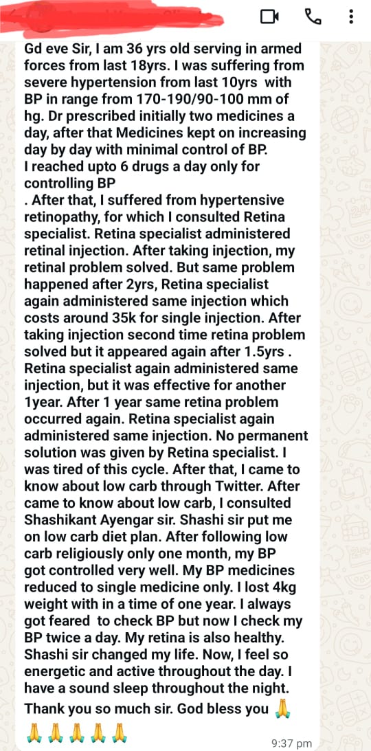 Shashi Iyengar | Metabolic Health India® tweet media