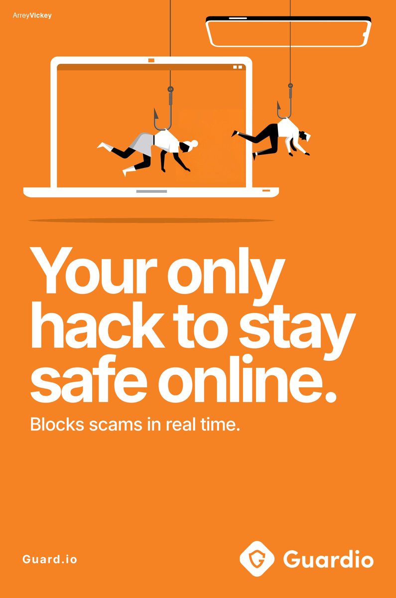 ArreyVickey's tweet image. @OneMinuteBriefs x @GuardioSecurity #GuardioProtection