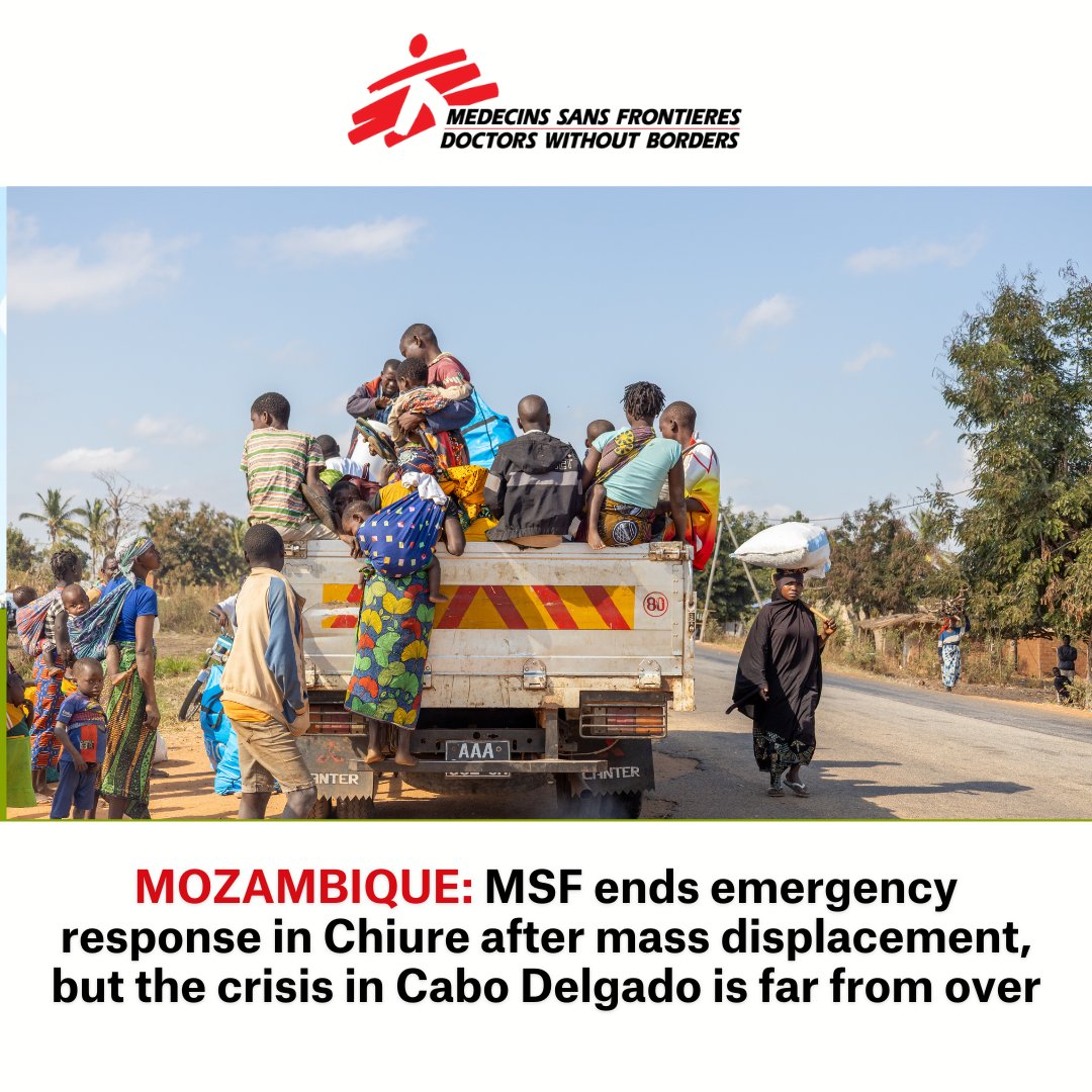 In Chiure, northern #Mozambique, MSF teams have concluded an emergency response after 50,000 people were displaced by violent attacks in late July. Many have returned home, but uncertainty and needs remain, as the crisis in Cabo Delgado continues.
