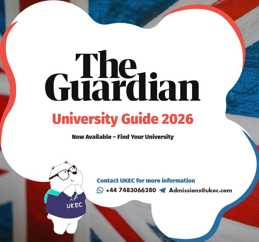 UKECcounsellor's tweet image. The Guardian University Guide 2026 is out now, ranking over 120 UK institutions across teaching quality, student satisfaction, career prospects and more. 

#GuardianUniversityGuide #UniversityRankings #UKUniversities #HigherEducation #StudyInTheUK #WeAreUKEC #TeamUKEC #UKEC