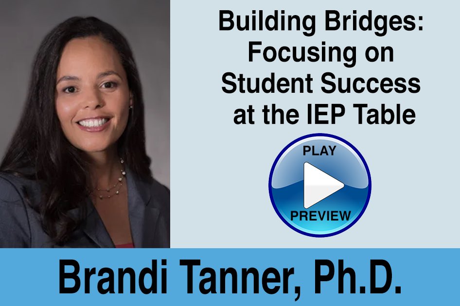 Thrilled to announce this new webinar from Brandi Tanner, Ph.D., NCSP! Dr. Tanner has participated in the IEP process in many roles, so she has a unique perspective into the keys to a smooth and effective IEP meeting. Link to webinar: schoolpsych.com/course/buildin…