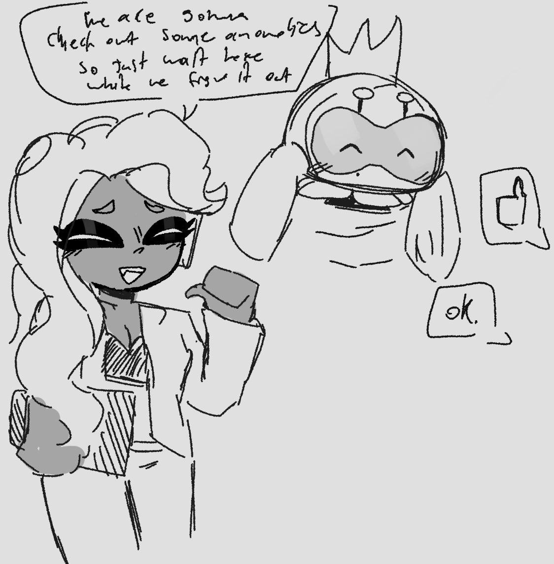 freakytoasty's tweet photo. Agent 8 and acht https://t.co/pGRV7H60vO